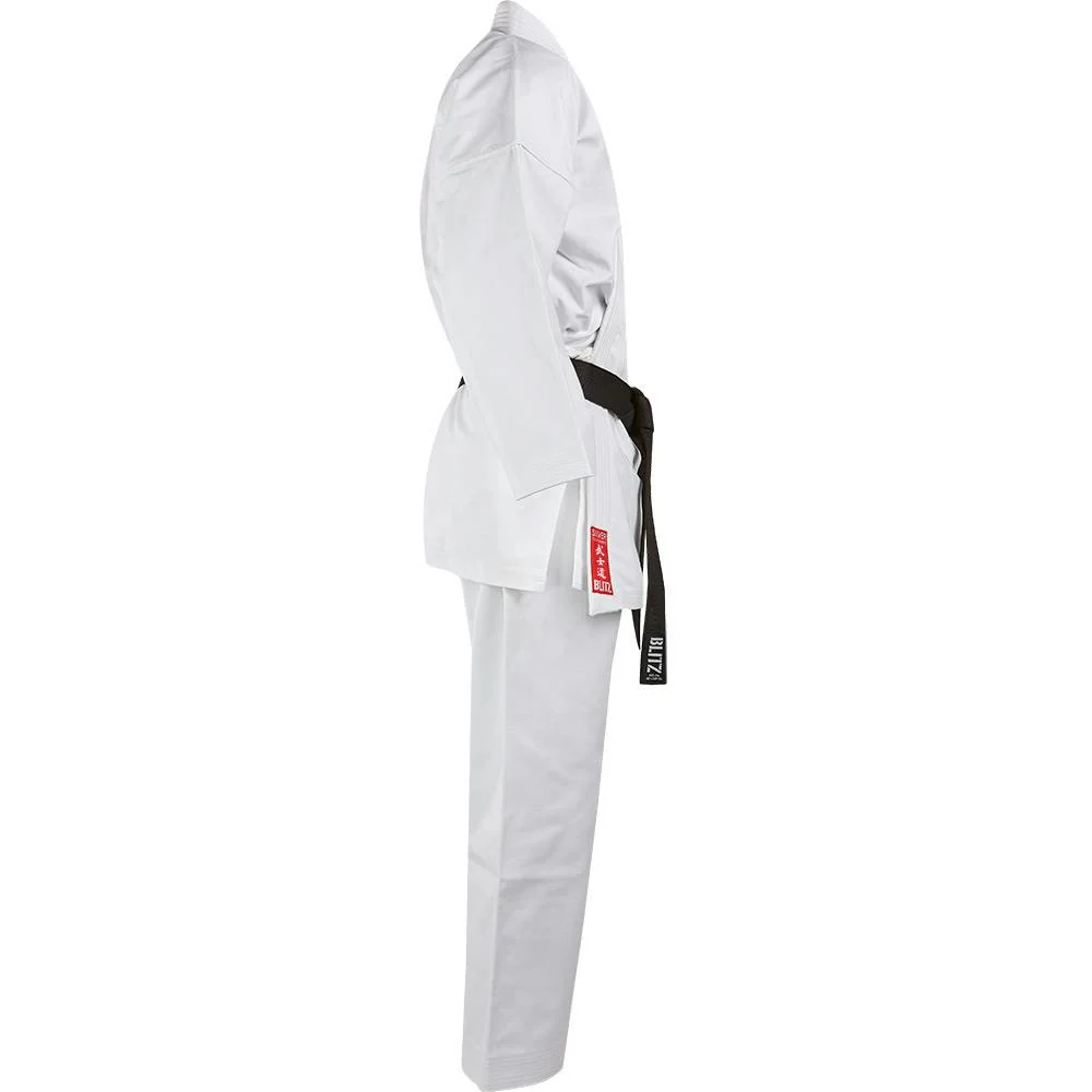 Blitz Adult Silver Tournament Kumite Karate Gi - 14oz - Image 6