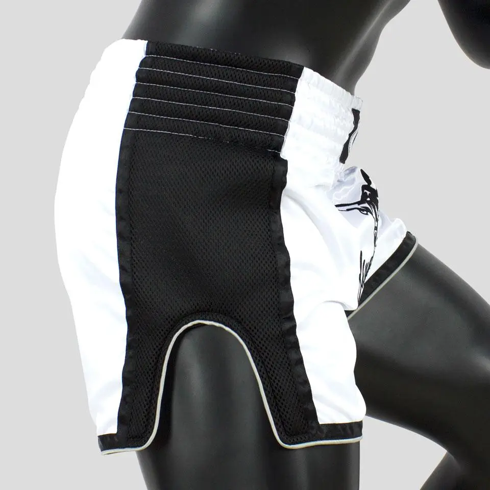 Fairtex White Slim Cut Muay Thai Shorts - Image 4