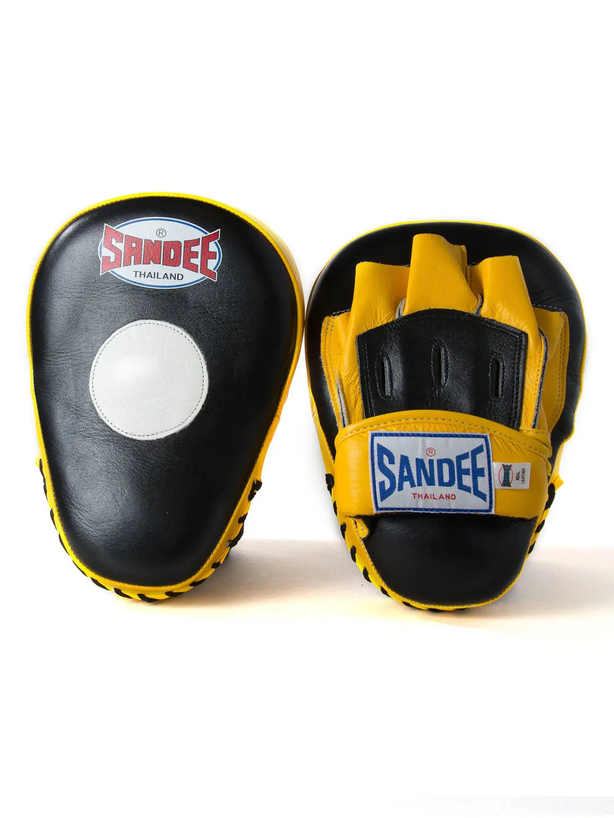 Sandee Curved Leather Focus Mitts - Image 2