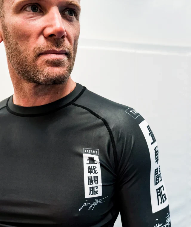 Tatami Kanagawa Long Sleeve Rash Guard - Black - Image 4