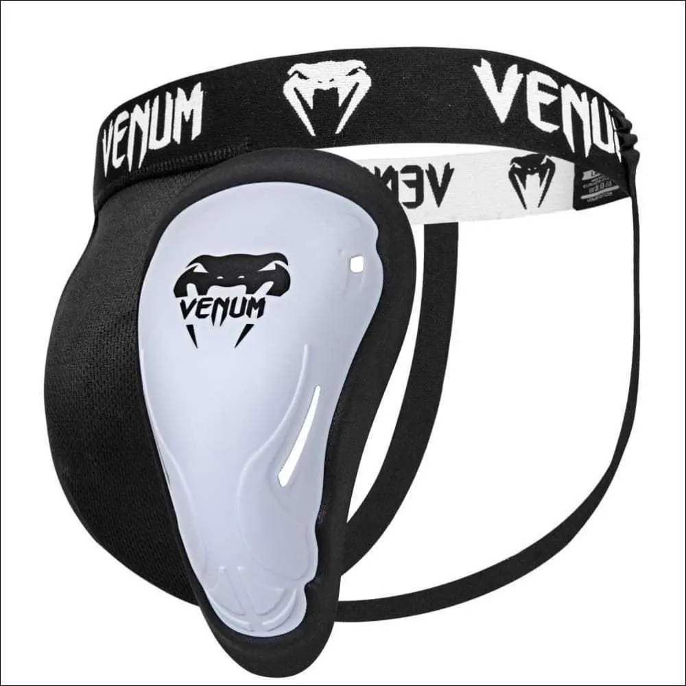 Venum Challenger Mens Groin Guard Black/White - Image 4