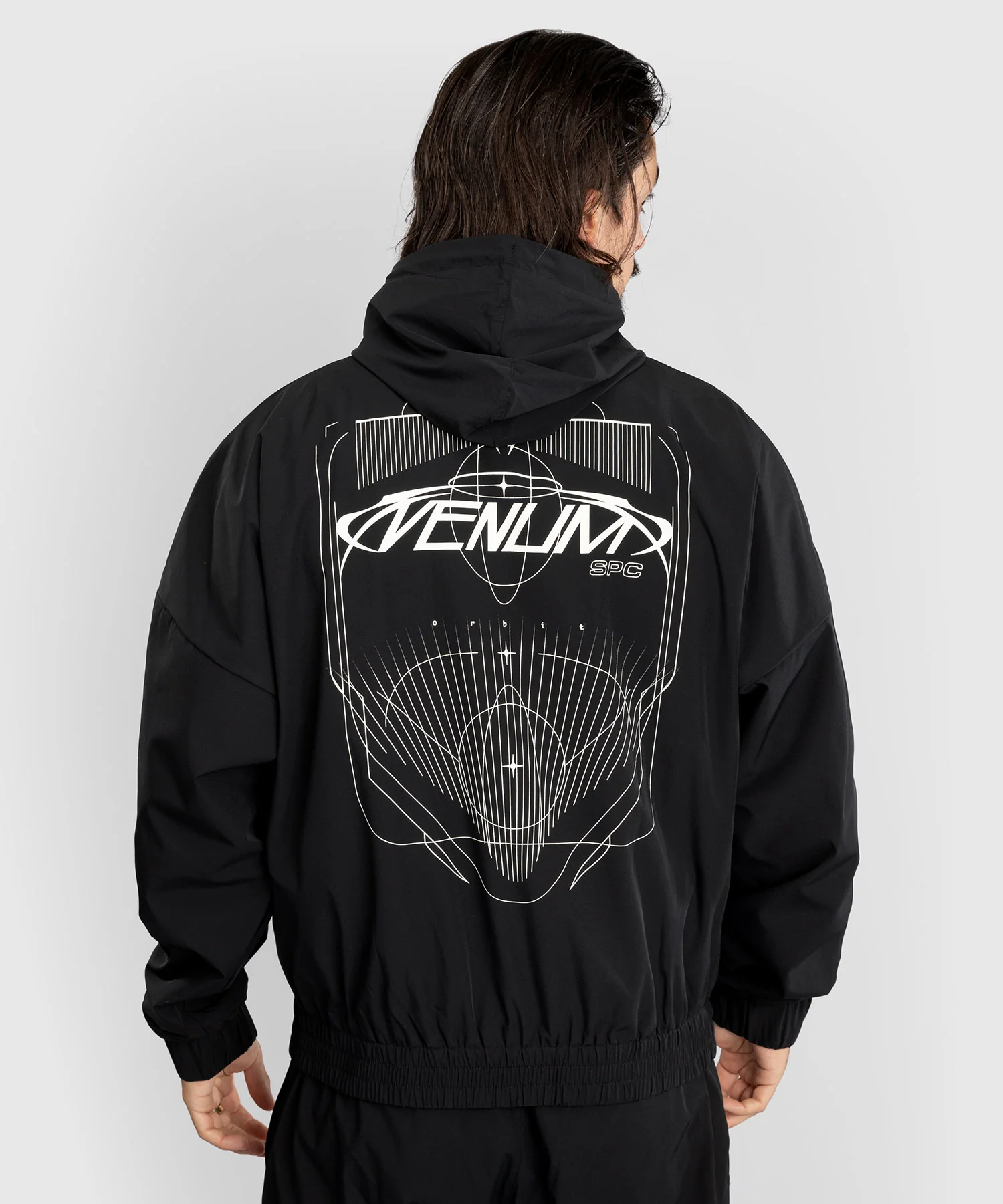 Venum Eclipse Track Jacket - Black/Ivory - Image 4