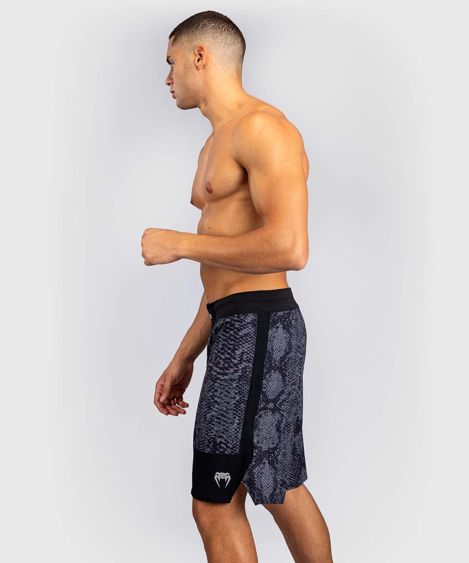 Venum G-Fit Scales Men's Fight Shorts - Black/Grey - Image 5
