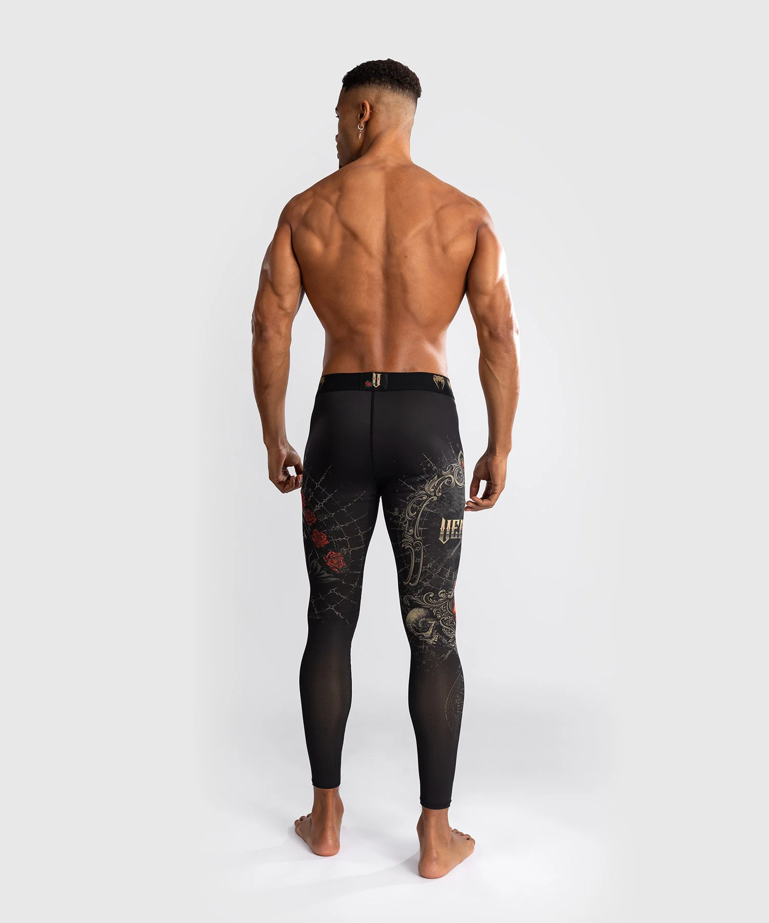 Venum Santa Muerte 5.0 Men’s Spats - Deep Black/Gold - Image 5