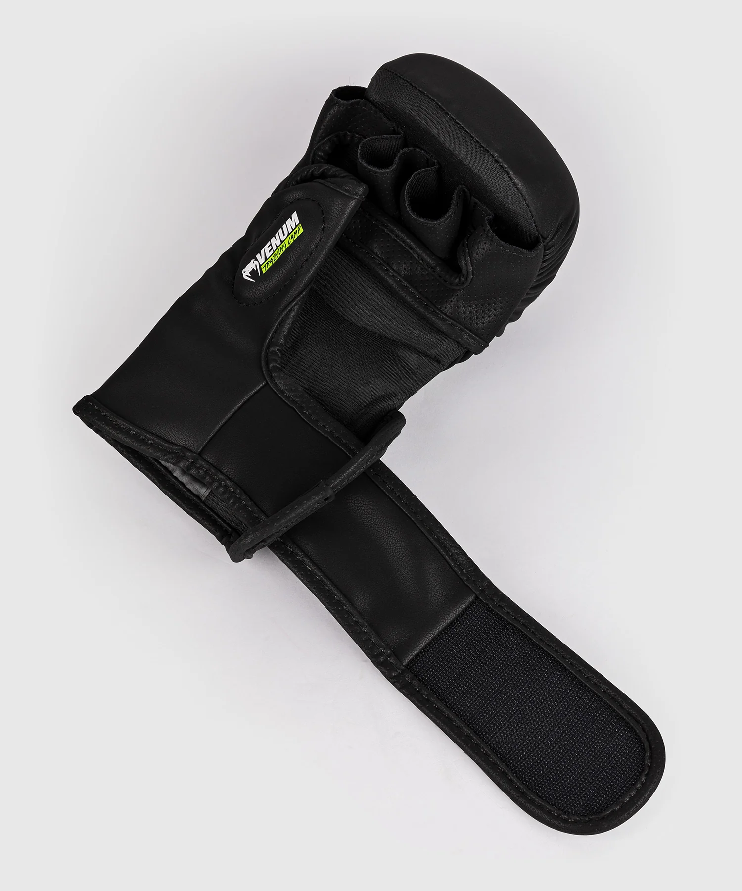 Venum Training Camp 4.0 MMA Sparring Gloves - Black/Neon Green - Image 3